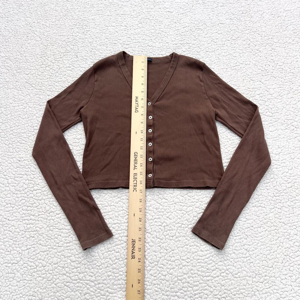 Brandy Melville Brown Cardigan Sweater - Picture 4 of 5